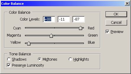 Photoshop | Colour Balance